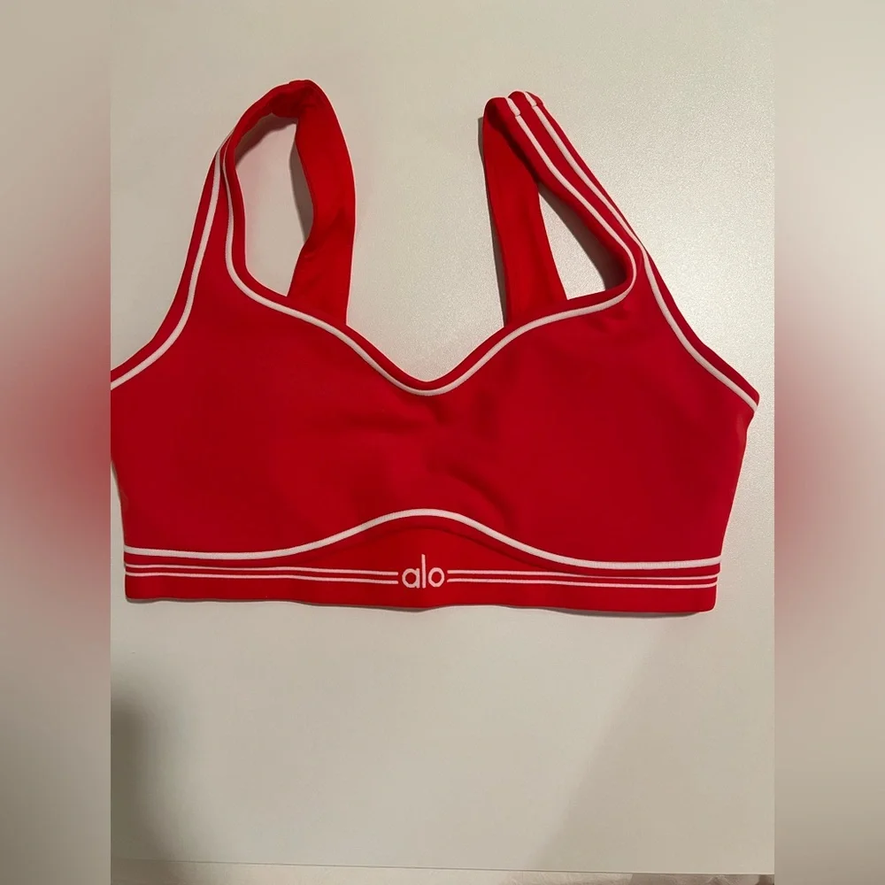 NWOT Airbrush Heart Throb Bra in Bright Red - Picture 9 of 14